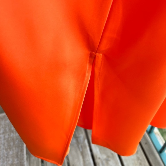 🆕 Gianni Bini Orange Women’s Slip Midi Dress Size 12 - Picture 8 of 12